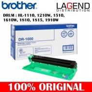 ORIGINAL BROTHER DR-1000 Drum HL-1110, HL-1210W, DCP-1510, DCP-1610W, MFC-1810 DRUM DR1000 TN1000