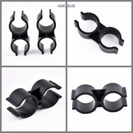 NARCISSUS13A0E 6pcs PVC Pipe Clamp, 20/25mm Double U Type Pipe Clamp, Garden Tool Agricultural Irrig