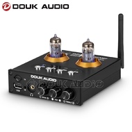 Douk Audio P2 Bluetooth 5.0 Vacuum Tube Preamp HiFi USB Player Stereo Audio Headphone Amp