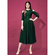 Allora Dark Green Top