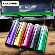 LAKAMIRY Car Sun Visor Strip, Heat Insulation Iridescent Chameleon Windshield Film, Practical Color 