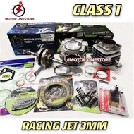 PACKAGE EX5 CLASS 1 JET 3MM RACING 53MM 56MM HEAD BLOCK RACING CRANKSHAFT TANAM LADUNG COPPER BALANC