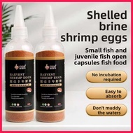 Freeze Dried Baby Brine Shrimp Eggs Small Fish Food Pellets for Guppy Betta Fry Aquarium Fish Feeder