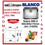 BLANCO SUPRA 500-U STAINLESS STEEL SINK