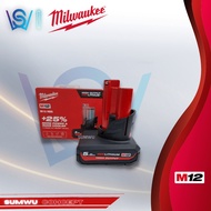 MILWAUKEE M12 HIGH OUTPUT RED LITHIUM-ION BATTERY 5.0Ah STARTER PACK (M12 HB5)