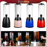 PETSOLA Beer Beverage Dispenser, Beer Dispenser, 2.5L, Ice Cold Table Top, Easy to Clean, Beer Tower