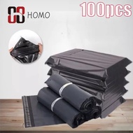 100pcs Express Bag Black Multi-Mail Shipping Bag High Quality Mail Envelope Package Bag