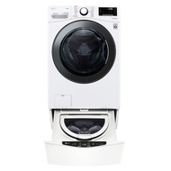 LG樂金【WD-S15TBD-WT-SD200AHW】15公斤滾筒蒸洗脫烘+2公斤溫水下層洗衣機(含標準安裝)