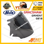 💥READY STOCK DEAL💥[TINTED/SMOKE]🔥GRACSHAW GRIXENT G818🔥OEM by AKILA OPEN FACE HELMET VISOR