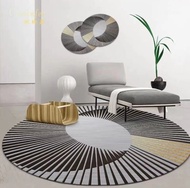 CastlePeace Sweet Home Round shaped crystal velvet carpet [Designer Carpet, rug, mat, floor, floorin