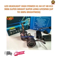 LED HEADLIGHT HIGH POWER H1 H4 H7 H8 H11 9006 SUPER BRIGHT SUPER LONG LIFESPAN (UP TO 300% BRIGHTNES