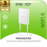 ZYXEL NWA55AXE ตัวขยายสัญญาณ สำหรับติดตั้งภายนอกอาคาร WiFi 6 AX1800 IP55 Outdoor Access Point