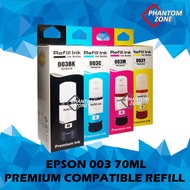 EPSON 003 Refill Ink SET 4 COLORS Compatible ink for L3210 L1110 L3110 L3120 L3150