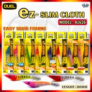 CANDAT SOTONG DUEL EZ SLIM CLOTH SQUID JIG 80MM HARDCORE