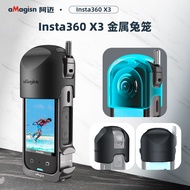 AMagisn Insta360 X3 Metal Rabbit Cage 360X3 Protective Protective Frame Accessories