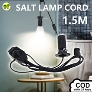 1.5m E14 Himalayan Salt Lamp Cord Replacement Power Cable with US Plug Without Bulb