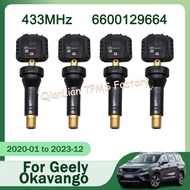 1/4pcs 433MHz 6600129664 Tyre Pressure Monitoring System TPMS Sensor For Geely Okavango L BelGee Coo