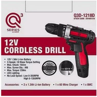 QUASA Q3D-1218D 12V Cordless Drill