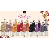 Big sale▲ATIEF DESIGN KHADEEJA Tshirt Muslimah Cotton Baju Muslimah Labuh Sedondon Ibu dan Anak Muslimah Blouse