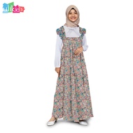 Ulikids Baju Gamis Mewah Anak Perempuan Model Korea Terbaru Lebaran 2023 Usia 4 – 12 Tahun Kekinian