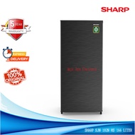 Kulkas 1 Pintu SHARP SJN 182N HS Rak Kaca Tinggi 120cm 166 Liter Semi Defrost