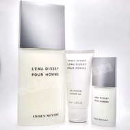 Issey Miyake LEau DIssey Eau De Toilette Pour Homme 125ml 3 pcs GIFT SET [Issey Miyake LEau DIssey E