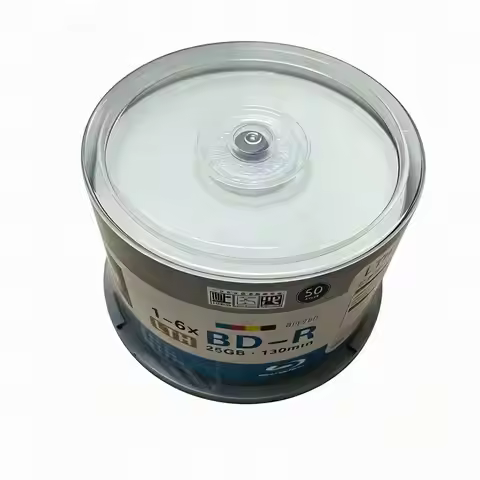 BDR LTH Type 25G 6X Blu-ray Disc BD-R 25GB Golden Color Printable 50Pcs/Barrel