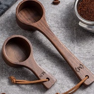 Sudu Sukat Kopi Walnut Hitam Terukir Peribadi Sudu Sukat Biji Kopi Sudu Sukat Susu Tepung Gram Sudu 