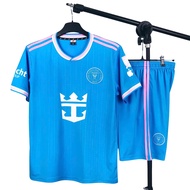 Quần Áo Bóng Đá CLB Inter Miami 25/26 Mẫu Thứ 3 Màu Xanh HOT Thun Lạnh Cao Cấp - FREE IN ẤN