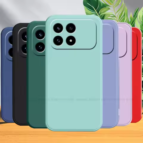 For Poco F8 Pro Case Cover Xiaomi Poco F8 Ultra Pro Capas Shockproof Original Liquid Silicone Fundas