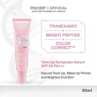 Wardah UV Shield Tone Up Sunscreen SPF 50+ PA+++ 30 ml - For All Skin Type,Hybrid  3 in 1 Sunscreen,