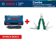BOSCH [COMBO] GO 2 SOLO Smart Screwdriver - 06019H21L1 + BOSCH Multifunctional 12 in 1 Multitool - 2