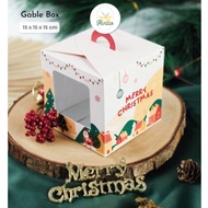 (5pcs) Cake Cookie Gift Box | Hampers GIFT GIFT PACKAGING | Christmas SOUVENIR CHRISTMAS MODEL GABLE BOX Contains 2 Jars - ART PAPER