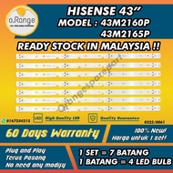 43M2160P / 43M2165P HISENSE 43" LED TV BACKLIGHT (LAMPU TV) HISENSE 43 INCH LED TV BACKLIGHT43M2160 