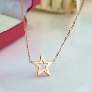 Star Rose Gold Necklace Star Necklace