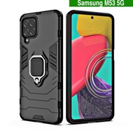 Samsung M51 / M52 5G / M53 5G / M54 5G Shockproof Iron Man Iring Case with Movie Back Stand