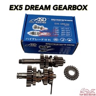 HONDA EX5 DREAM GEAR BOX + STARTER GEAR FULL SET ASD RACING GEAR BOX ENGINE ENJIN STATER