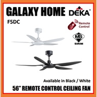 DEKA KRONOS F5DC NEW DC motor Remote control 5 Blades 56” Ceiling fan / Kipas Siling