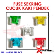 Fuse FUSE FUSE FUSE FUSES CUCUK SHORT FEET MINI PLUG FUSE 10A - 30A