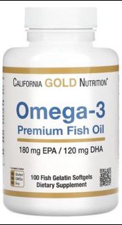 California Gold Nutrition Omega-3 魚油100粒