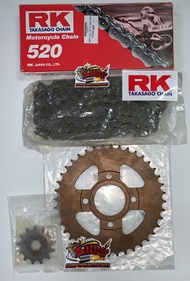 โซ่สเตอร์ GPX LEGEND200/150 ล้อซี่ดิสหลังโช้คหลังคู่ (ใส่รถล้อแม็กซ์หรือดรัมหลังไม่ได้) 520-13-40 GP