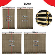 SUPERSAVE Large Bamboo Blinds Bamboo Curtain Outdoor Blinds Roll Up Blind Natural Bamboo Langsir Buluh Asli Bidai Buluh