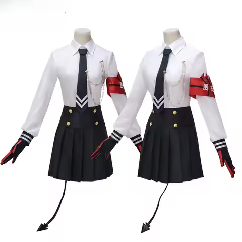 Shiromi Iori School Uniform Anime Cosplay Costume Kawaii Japanese Jirai Kei JK Dress Halloween Chris