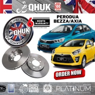 QHUK Disc Brake Rotor(FRONT SET) - PERODUA BEZZA / AXIA