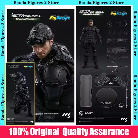 100% Original Box CCS TOYS FigScript 1/12 Scale Splinter Cell Blacklist Sam Fisher In Stock Anime Fi