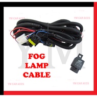 UNIVERSAL H8 / H11 FOG LAMP SET CABLE WIRE KIT RELAY SET 12V 40A WIRING WITH ON OFF SWITCH CAR SPOTL
