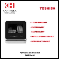 TOSHIBA DWS-22ASG MINI 5L PORTABLE DISHWASHER - 1 YEAR MANUFACTURER WARRANTY + FREE DELIVERY *BEST SELLER!*