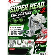 [ Y15 / LC135 LC ] Hipower VPRO CNC PORTING superhead SUPER HEAD [ GEN 2 ] 23/26MM 24/27MM 25/28MM 2