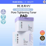 [REJURAN] DERMA HEALER - Pore Tightening Toner Pad | 60P, 60P+60P