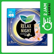 Laurier Pembalut Relax Night 30 Cm Wing 8 pcs